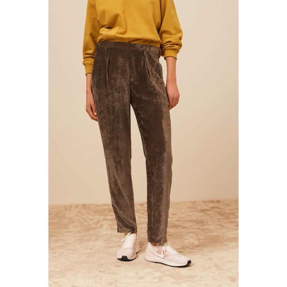 HUMANOID london trousers Size XS Brown Velvet Pants $495 Retail